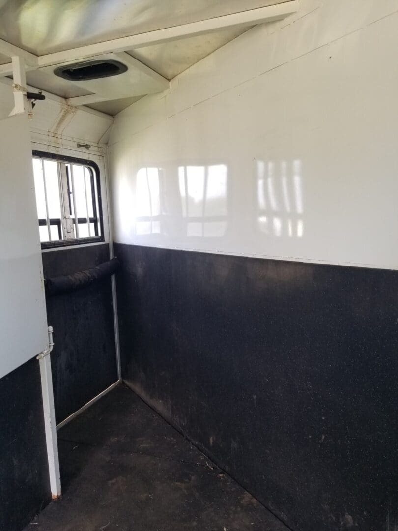 inside view of the horse TRAILER